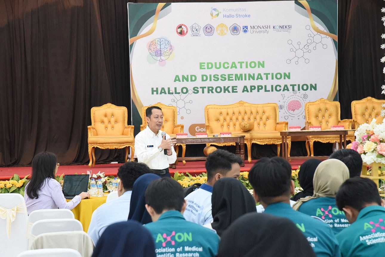 Kegiatan edukasi kesehatan Hallo Stroke